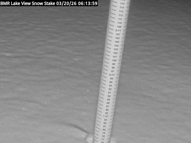Lakeview Snow Depth Image