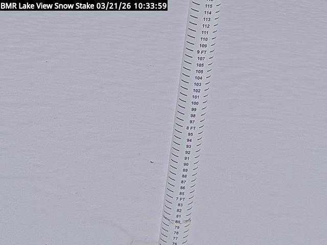 Lakeview Snow Depth Image