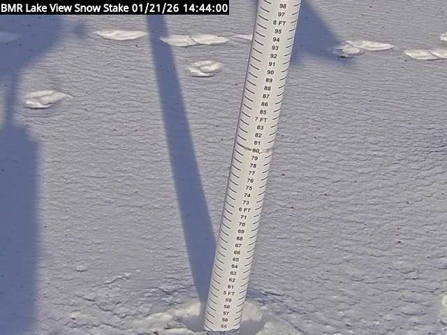 Lakeview Snow Depth Image