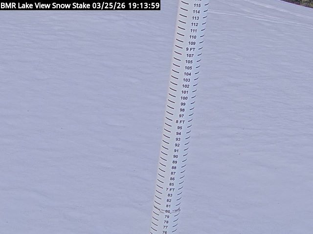 Lakeview Snow Depth Image