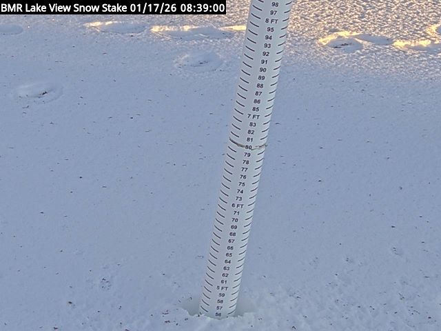 Lakeview Snow Depth Image
