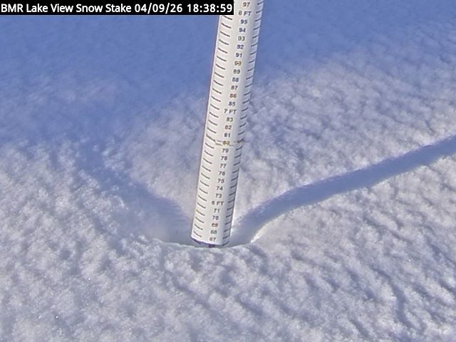 Lakeview Snow Depth Image