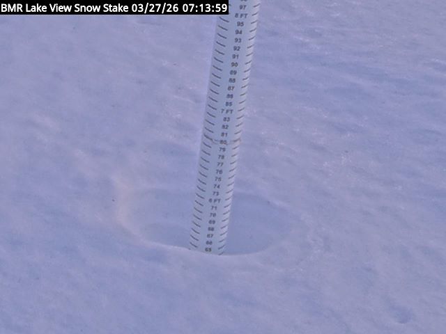 Lakeview Snow Depth Image