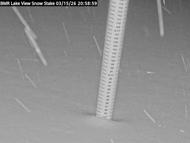 Lakeview Snow Depth Image