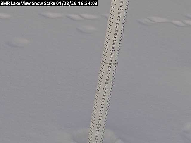 Lakeview Snow Depth Image