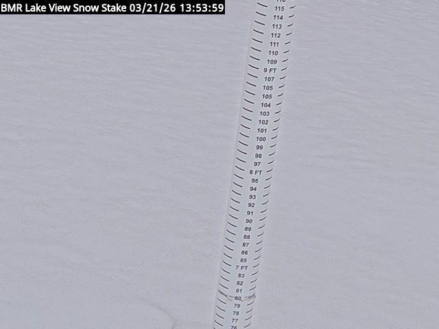 Lakeview Snow Depth Image