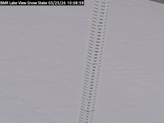 Lakeview Snow Depth Image