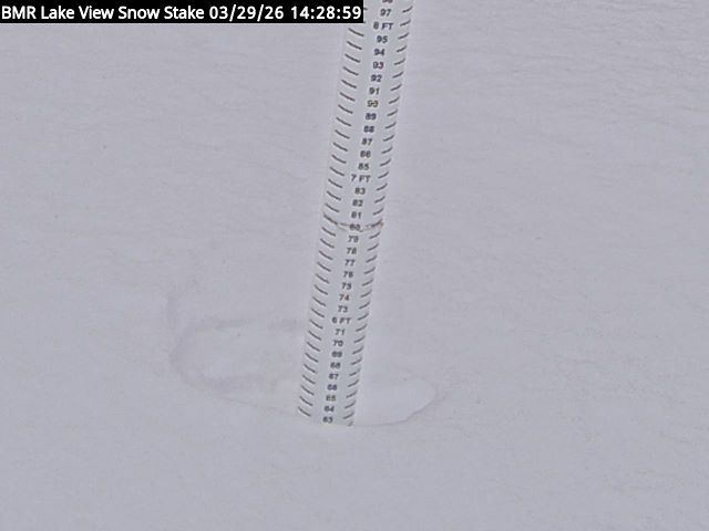 Lakeview Snow Depth Image