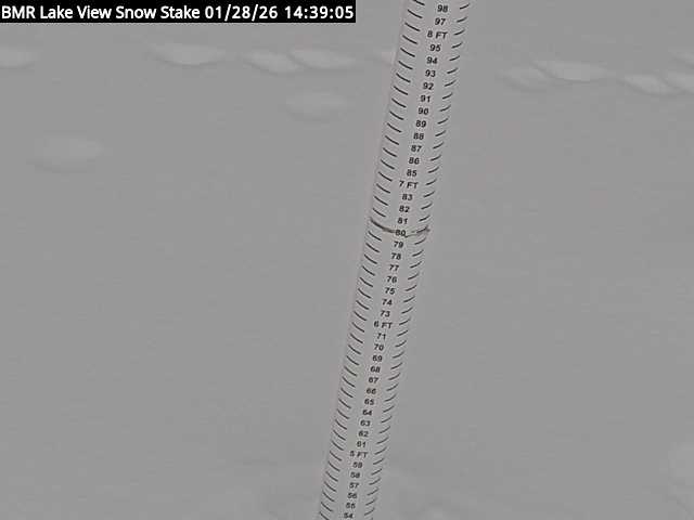 Lakeview Snow Depth Image
