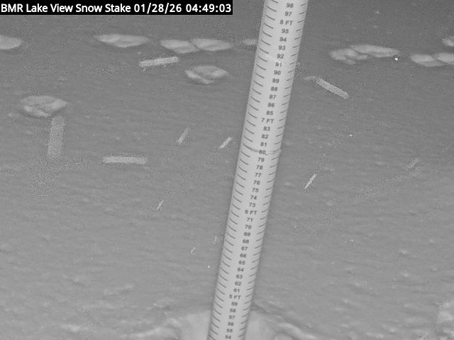 Lakeview Snow Depth Image