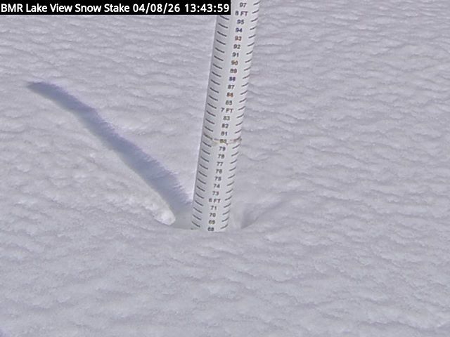 Lakeview Snow Depth Image