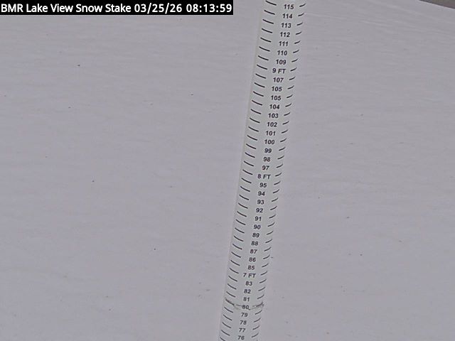 Lakeview Snow Depth Image