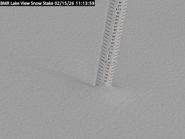 Lakeview Snow Depth Image