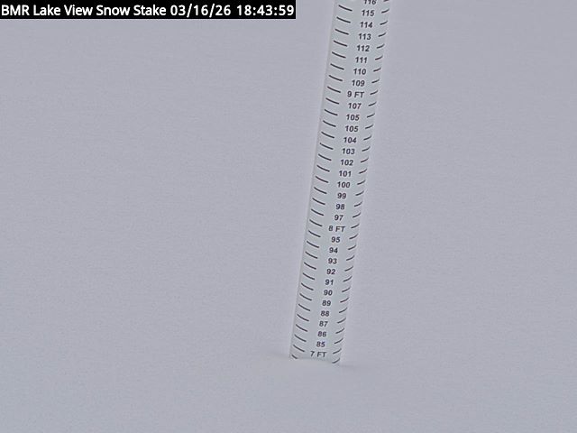 Lakeview Snow Depth Image