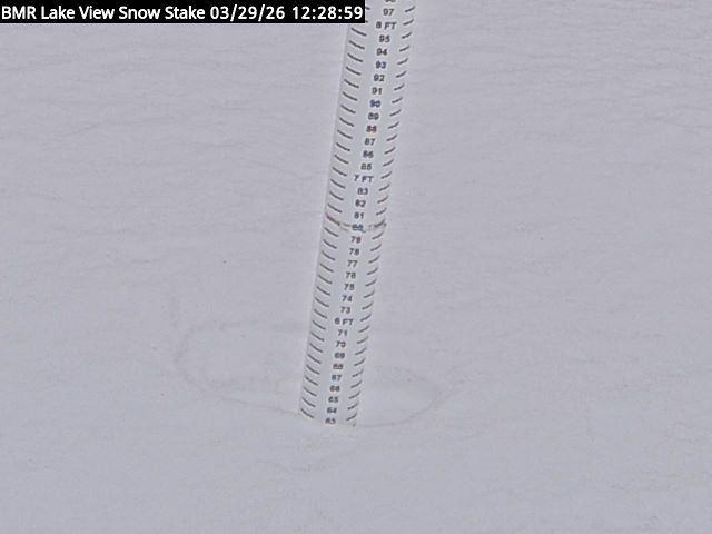 Lakeview Snow Depth Image