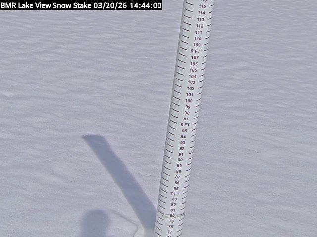 Lakeview Snow Depth Image
