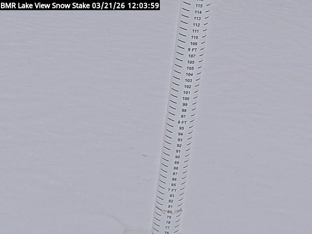 Lakeview Snow Depth Image