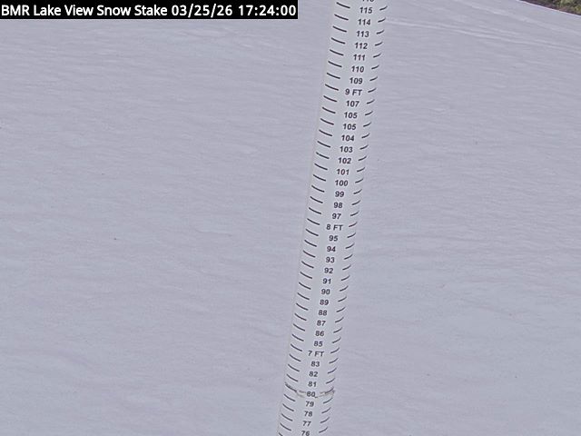 Lakeview Snow Depth Image