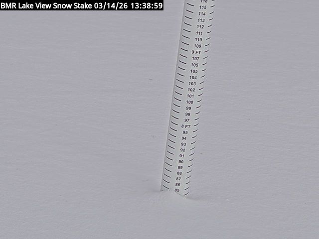 Lakeview Snow Depth Image