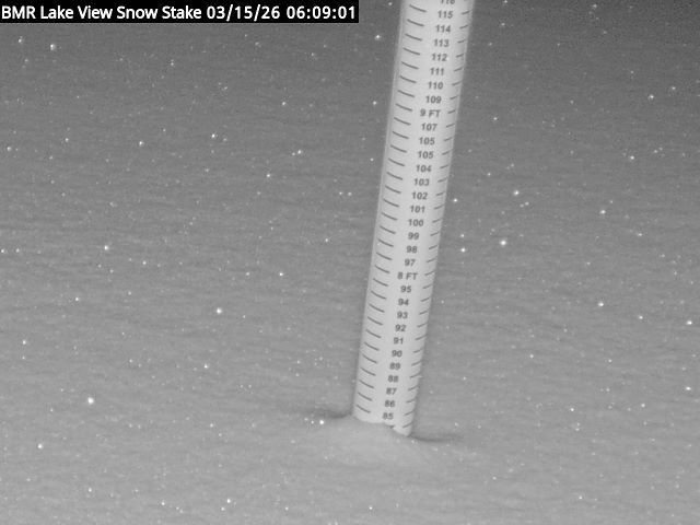 Lakeview Snow Depth Image