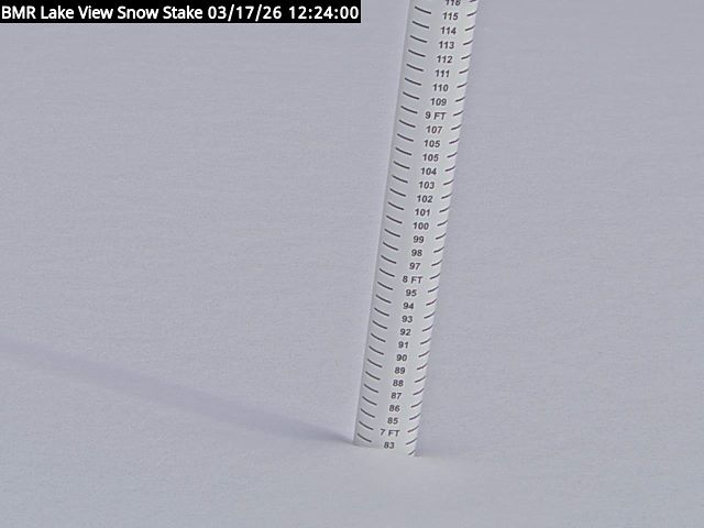Lakeview Snow Depth Image
