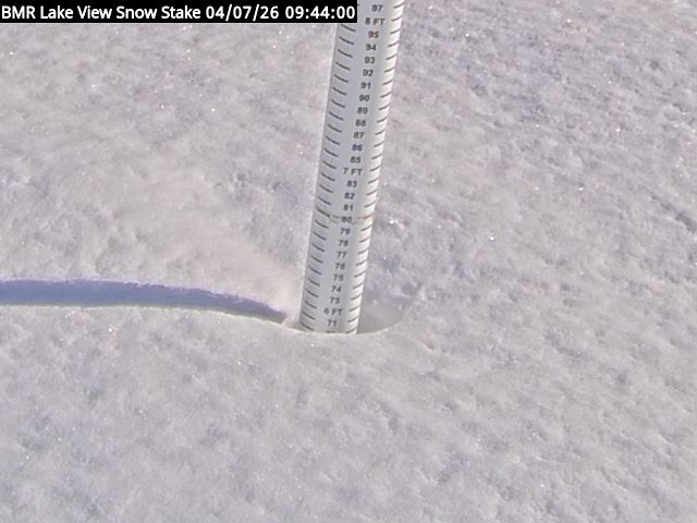 Lakeview Snow Depth Image