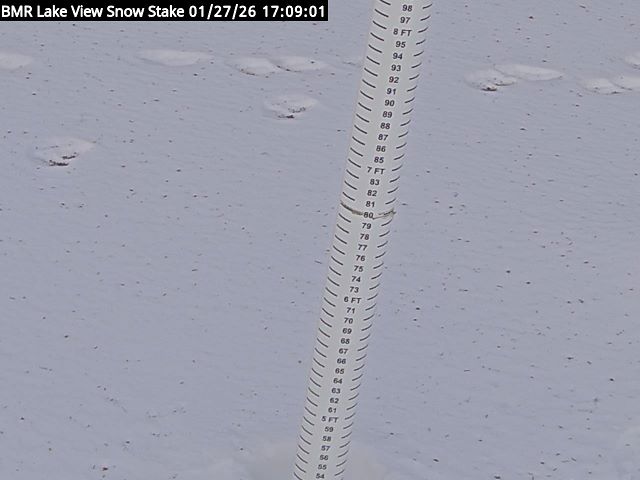 Lakeview Snow Depth Image