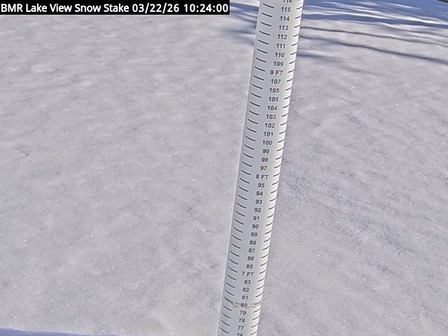 Lakeview Snow Depth Image