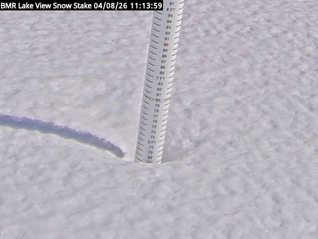 Lakeview Snow Depth Image