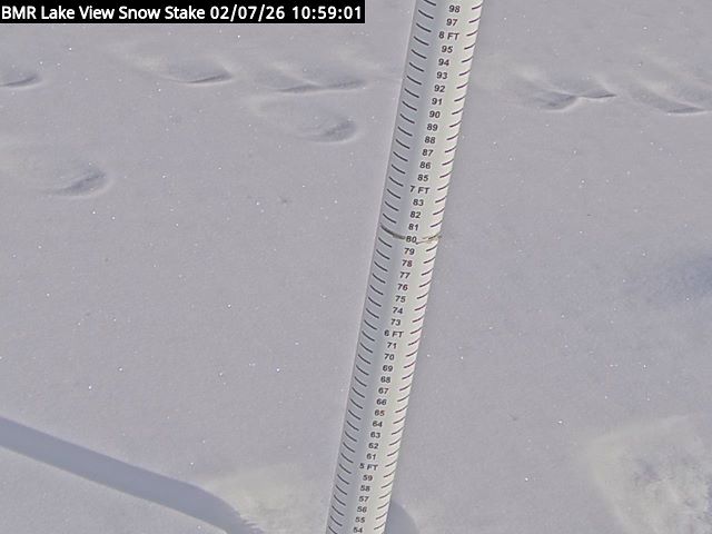 Lakeview Snow Depth Image