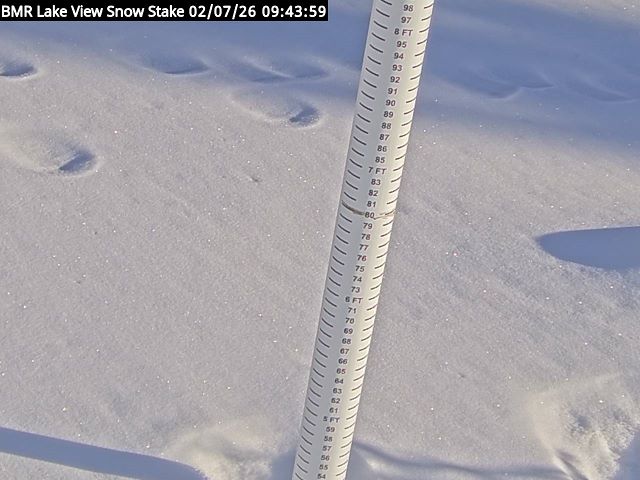 Lakeview Snow Depth Image