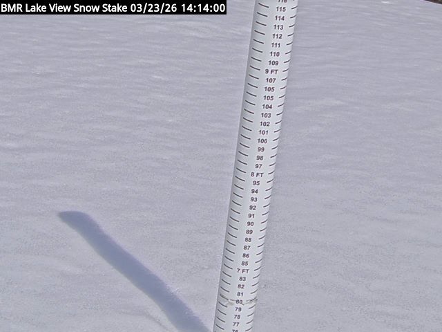 Lakeview Snow Depth Image