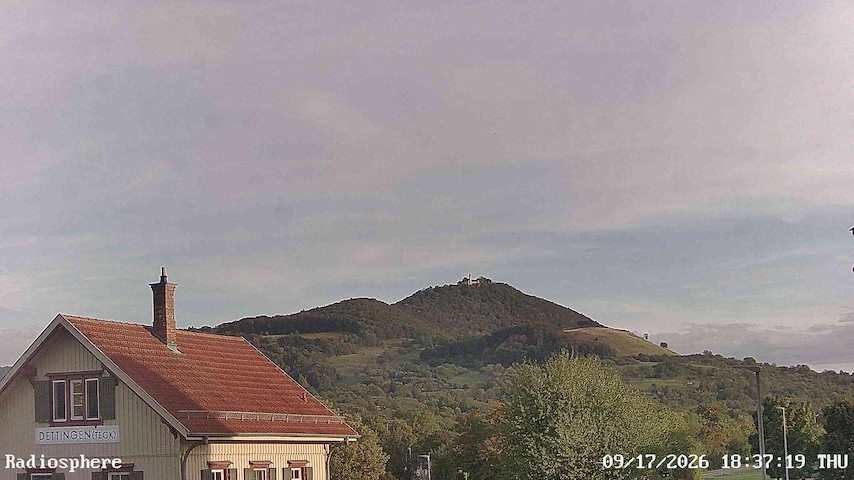 Live camera feed from RADiOSPHERE-BURG TECK in Burg Teck in Owen
