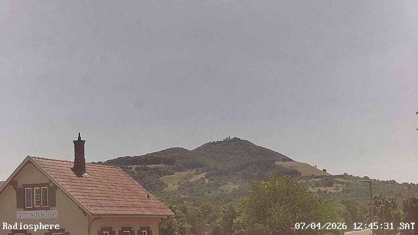 Live camera feed from RADiOSPHERE-BURG TECK in Burg Teck in Owen