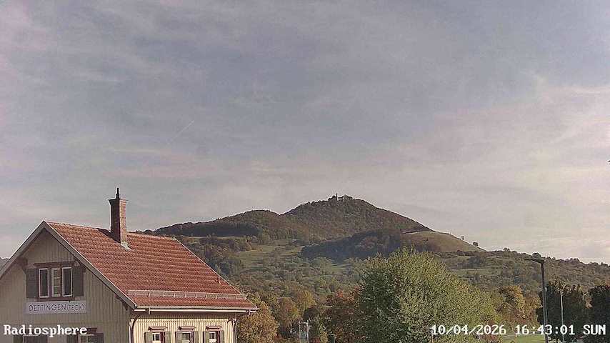 Live camera feed from RADiOSPHERE-BURG TECK in Burg Teck in Owen