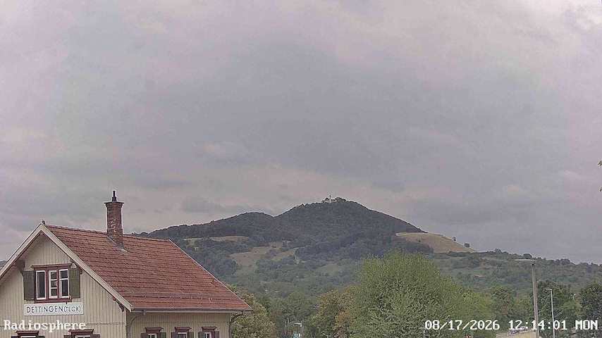 Live camera feed from RADiOSPHERE-BURG TECK in Burg Teck in Owen