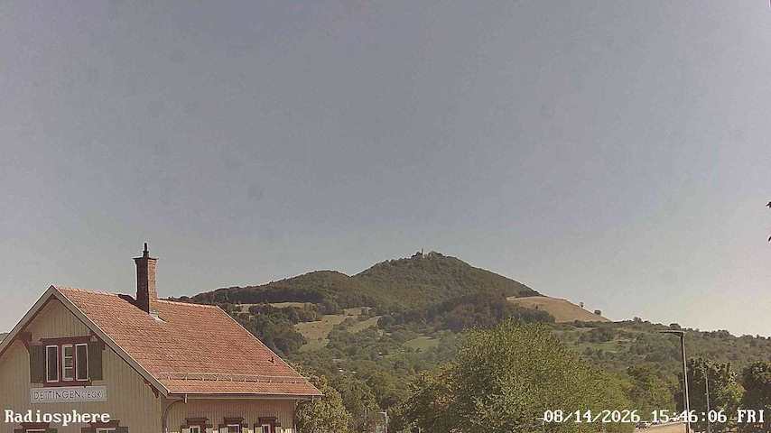 Live camera feed from RADiOSPHERE-BURG TECK in Burg Teck in Owen