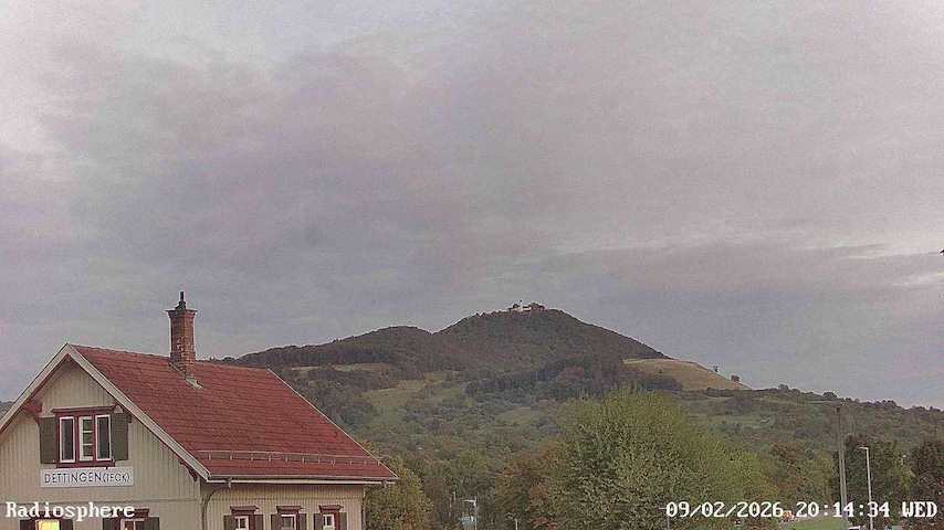 Live camera feed from RADiOSPHERE-BURG TECK in Burg Teck in Owen
