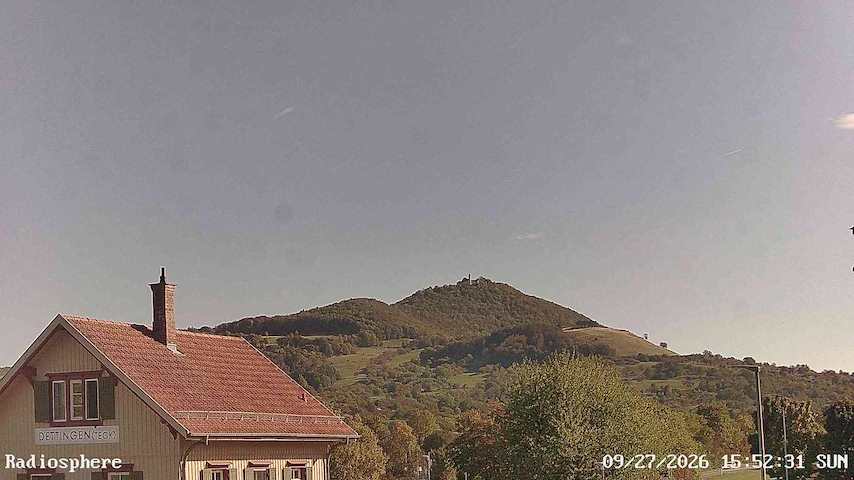 Live camera feed from RADiOSPHERE-BURG TECK in Burg Teck in Owen
