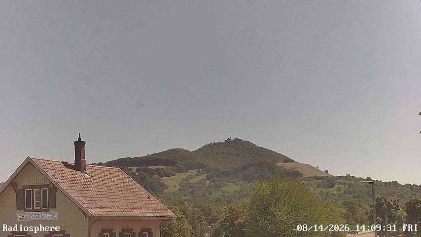 Live camera feed from RADiOSPHERE-BURG TECK in Burg Teck in Owen
