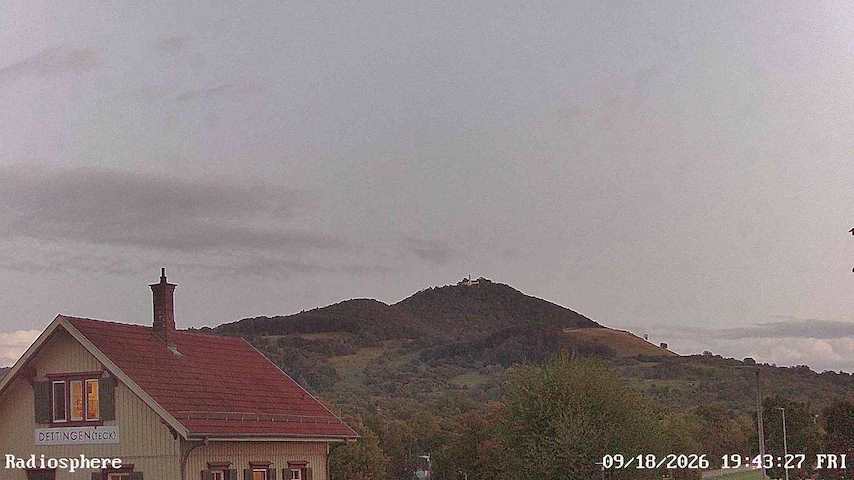Live camera feed from RADiOSPHERE-BURG TECK in Burg Teck in Owen
