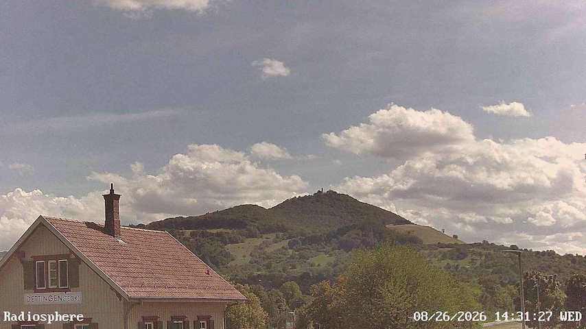 Live camera feed from RADiOSPHERE-BURG TECK in Burg Teck in Owen