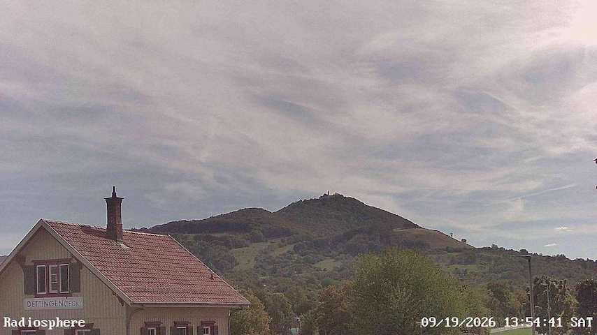 Live camera feed from RADiOSPHERE-BURG TECK in Burg Teck in Owen