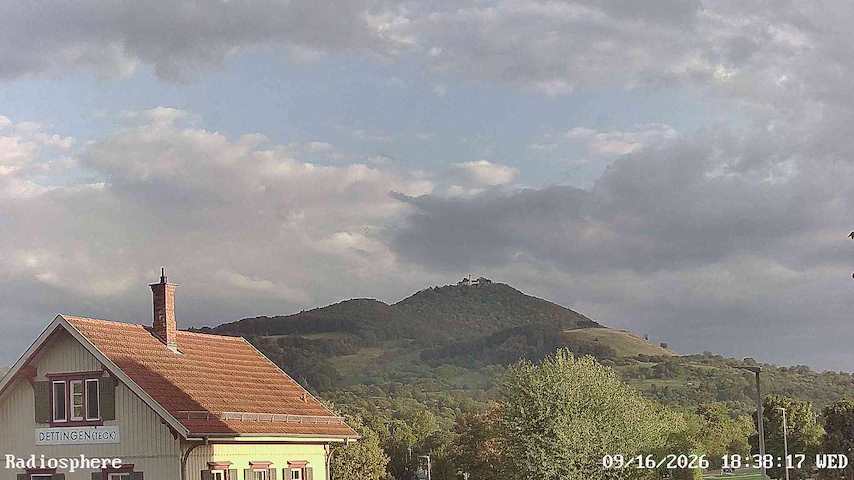Live camera feed from RADiOSPHERE-BURG TECK in Burg Teck in Owen