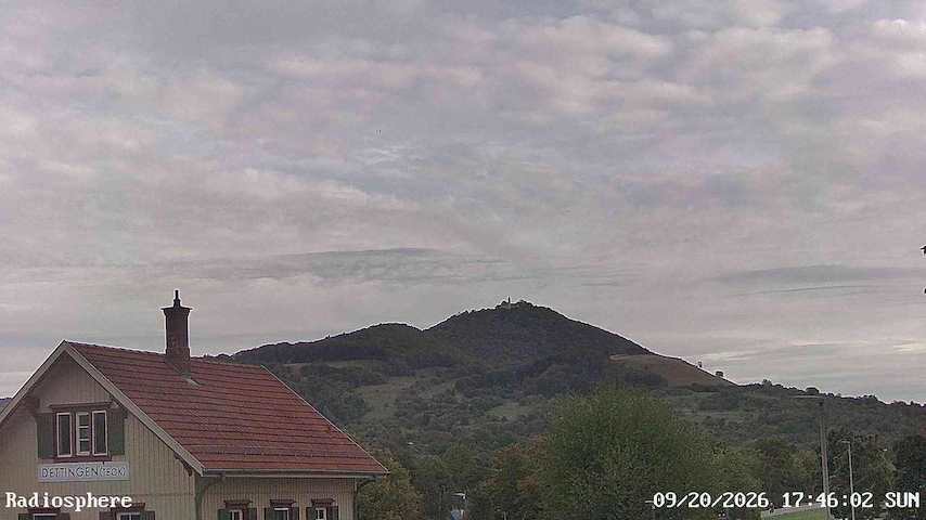 Live camera feed from RADiOSPHERE-BURG TECK in Burg Teck in Owen