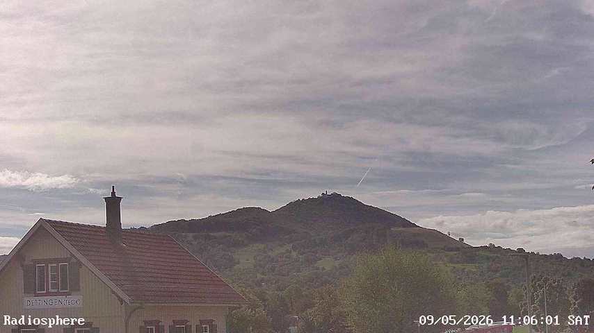 Live camera feed from RADiOSPHERE-BURG TECK in Burg Teck in Owen