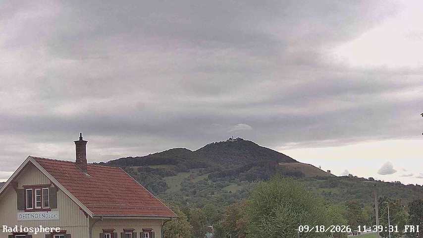 Live camera feed from RADiOSPHERE-BURG TECK in Burg Teck in Owen