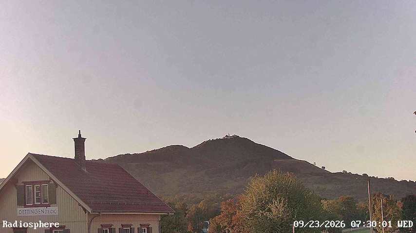 Live camera feed from RADiOSPHERE-BURG TECK in Burg Teck in Owen