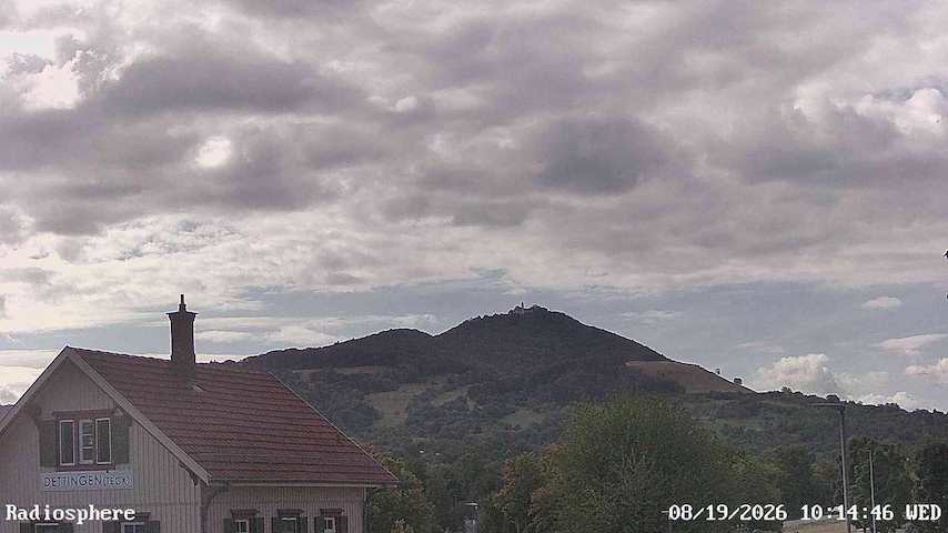 Live camera feed from RADiOSPHERE-BURG TECK in Burg Teck in Owen