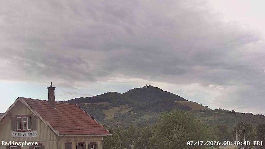 Live camera feed from RADiOSPHERE-BURG TECK in Burg Teck in Owen